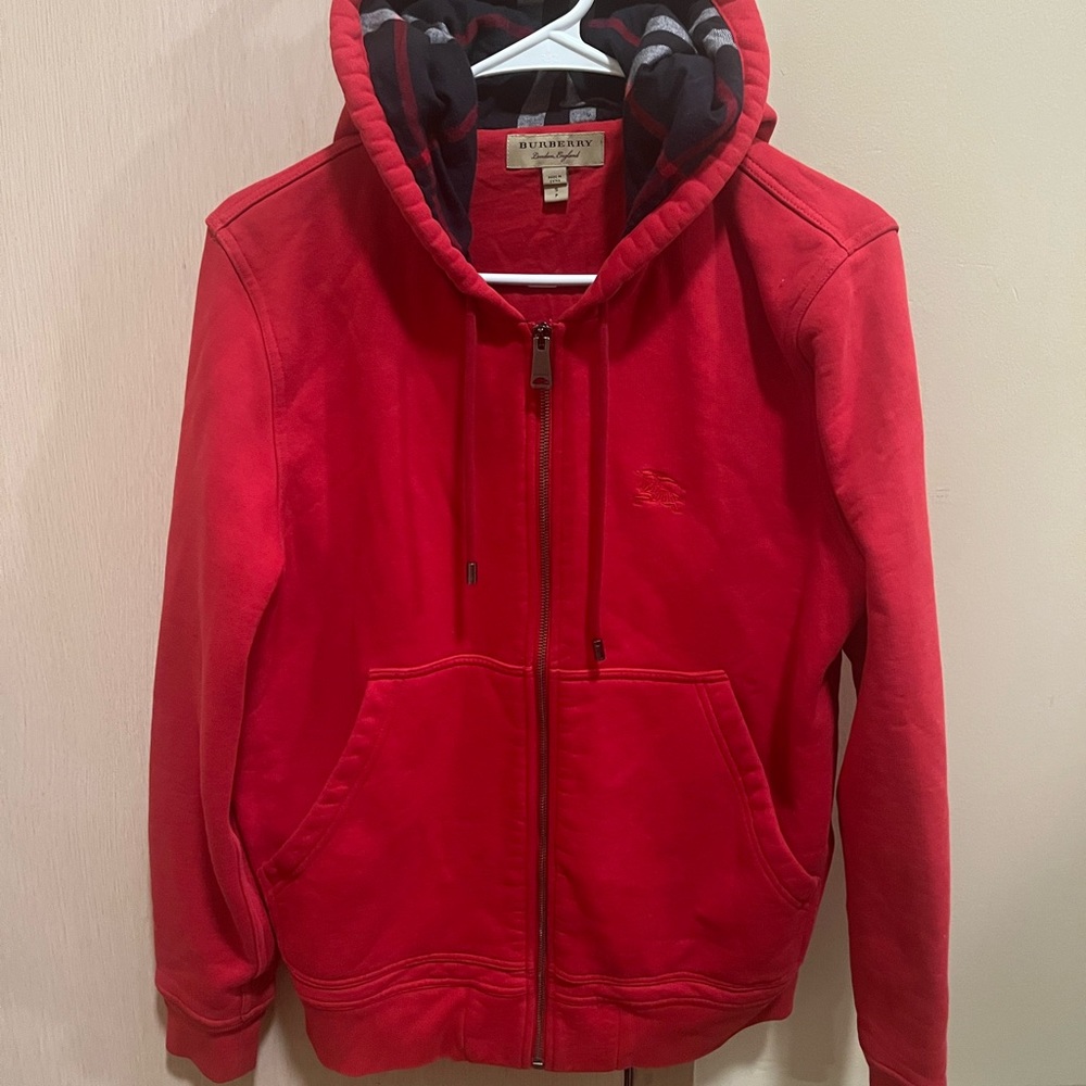 Burberry Zip Up Hoodie